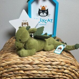 Jellycat Little Monty Dragon / BNWT / Retired / Rare & HTF